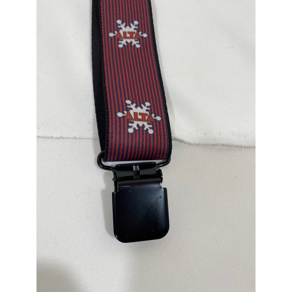 Thomas Bates Suspenders Snowflake Americana Holiday Grandpa Core X Back - Picture 12 of 12
